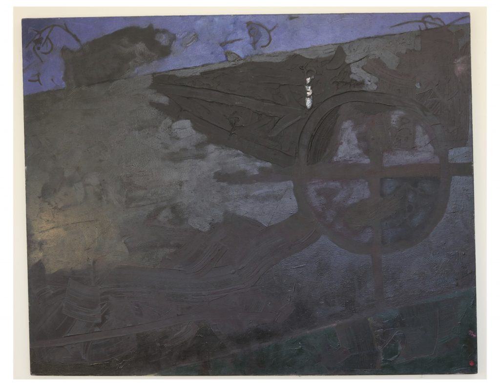 Journey, Dec 31, 1977, acrylic on canvas, 151.7 x 122.5 cm