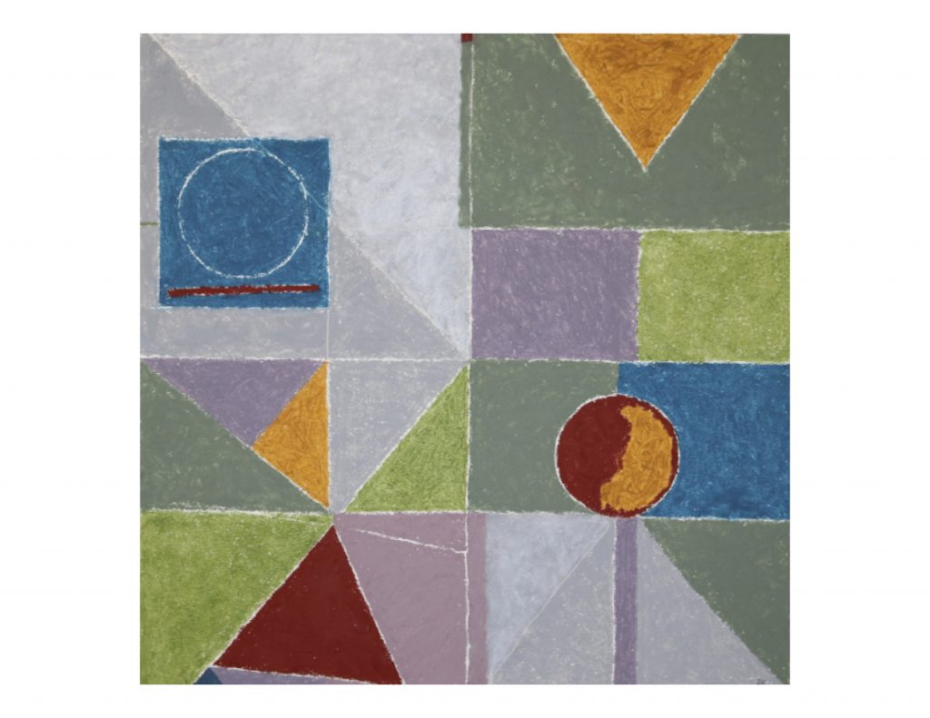The Four Seasons, Jan 2018, pastel on paper, 50.6 x 50.8 cm (image)